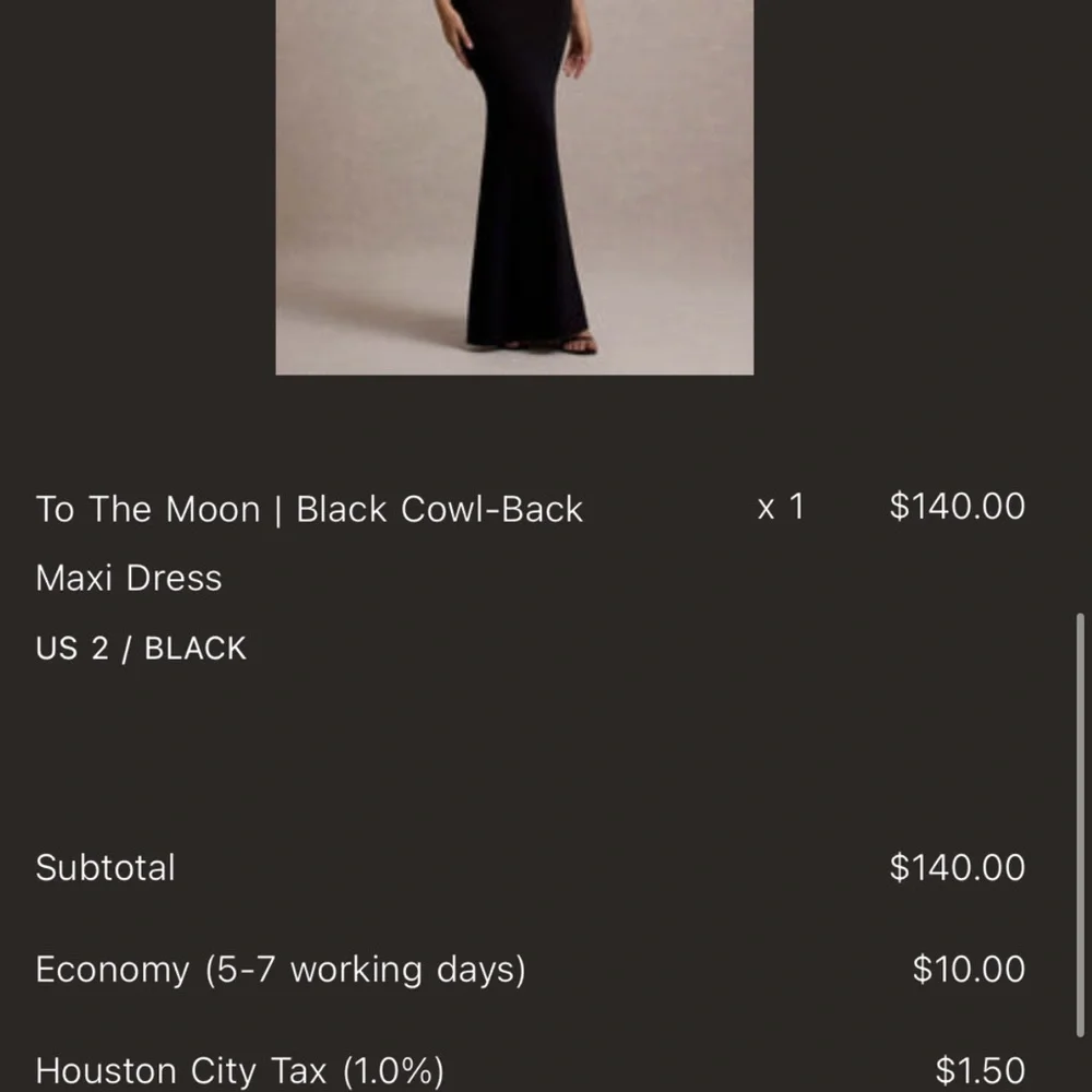 Club L London Black Maxi Dress - Picture 2 of 4